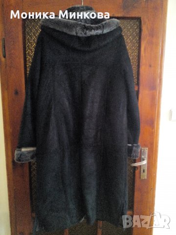 Дамски дълъг кожух естествена кожа, снимка 2 - Палта, манта - 22354408