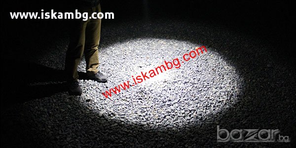 Мощен акумулаторен челник 1800Lm CREE T6 - 068 Синя кутия, снимка 4 - Други спортове - 13303577