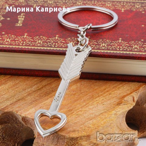 Два ключодържателя "Сърце и стрела" /Z-05/, снимка 2 - Други - 16063724