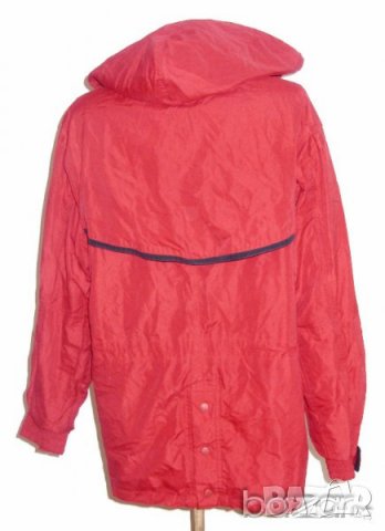 Equi Theme микрофибър зимно дамско яке червено с качулка размер M , снимка 2 - Якета - 21719751