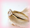 Златен пръстен ГОДЕЖЕН с цирконий 2.11 грама, размер 55, снимка 5