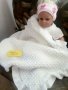Бебешка пелена "Ангелска прегръдка" - за новородени бебета, снимка 6