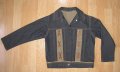 Дънково яке, черно, класическа кройка, 6-7 год., 3 лв., снимка 1