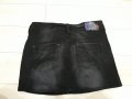 Черна къса дънкова пола марка H&M , снимка 1 - Детски рокли и поли - 23704396