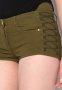 ПРОМО 🍊 JUST CAVALLI 🍊 Оригинални къси панталони BEIGE&KHAKI – XXS и XS нови с етикети, снимка 4