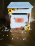 Сватбена кутия за пари и пожелания Поща слънчогледи, снимка 1 - Кетъринг - 21060502