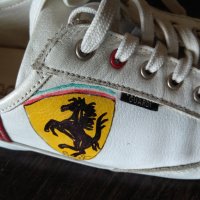 Спортни италиански кожа обувки,имитация Ферари, снимка 4 - Спортно елегантни обувки - 23282531