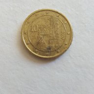 Монета От 10 Евроцента 2002г. / 2002 10 Euro Cent KM# 3085 Schön# 280, снимка 2 - Нумизматика и бонистика - 15890175