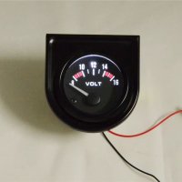 Измервателен уред тип VDO волтметър + стойка тунинг уреди измервателни уреди , снимка 2 - Аксесоари и консумативи - 23861672