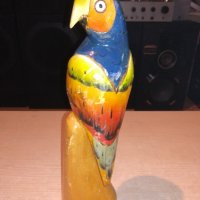 ретро колекция-папагал-дърво/лак-33х10см-внос франция, снимка 13 - Антикварни и старинни предмети - 20245035