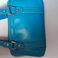 Малка синя кожена чанта Nine West *, снимка 6 - Чанти - 19066095