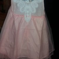 Нова рокличка с перли за 1, снимка 3 - Бебешки рокли - 21068456
