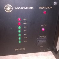 monacor pa-1202 profi power amplifier-mono-внос швеицария, снимка 7 - Ресийвъри, усилватели, смесителни пултове - 23615485