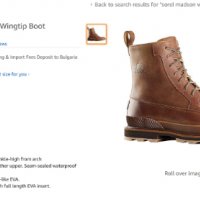 SOREL Madson Wingtip Boot Waterproof Oxford, снимка 6 - Мъжки боти - 23479315