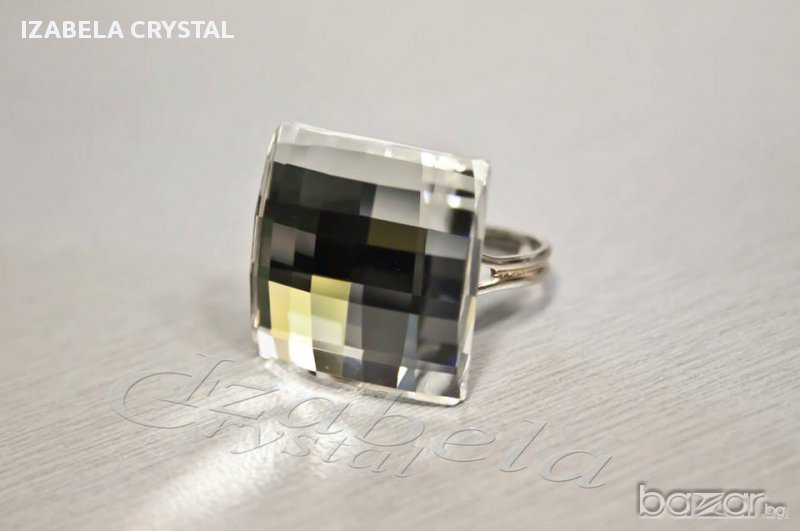 Пръстен Сваровски ''chessboard'' Swarovski , снимка 1