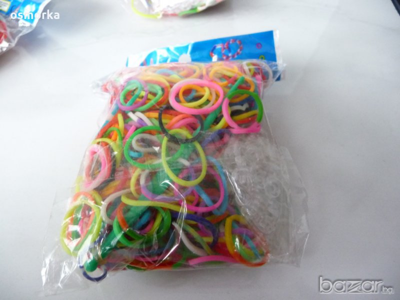 Ластичета за плетене на гривни ластици и други Rainbow Loom , снимка 1