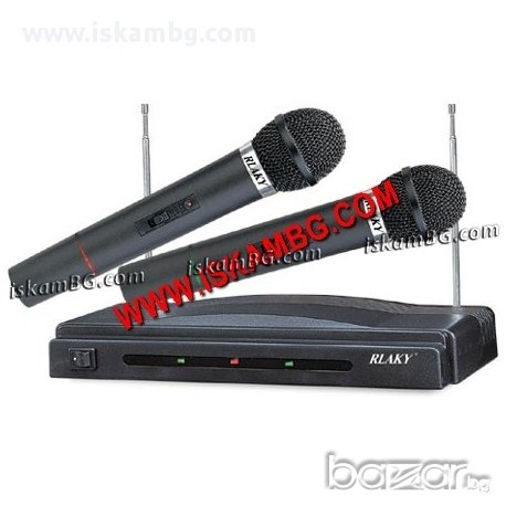 Два безжични микрофони с приемник , WR-306, снимка 1