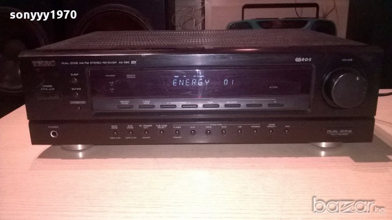 Teac ag-980 receiver-330w tokyo japan-внос швеицария, снимка 1