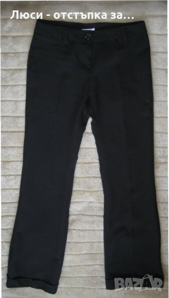 панталон официален черен + блуза, снимка 1