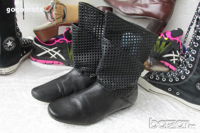 ЕСЕННИ, ПРОЛЕТНИ, летни дамски ботуши, 100% естествена кожа,N- 39, GOGOMOTO.BAZAR.BG, снимка 11 - Дамски ботуши - 16500520