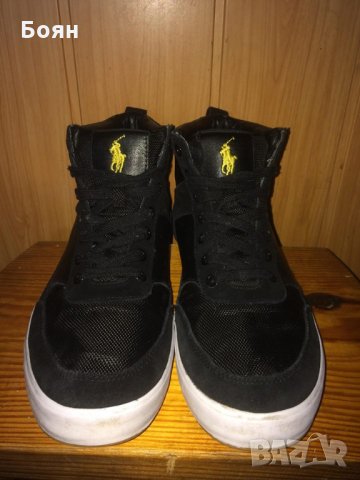 Кожени кецове POLO Ralph Lauren Nikolas High Sneakers, снимка 2 - Кецове - 23806295