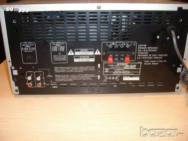 pioneer dc-x10z-amplifier+cassette deck japan- 270w-внос швеицария, снимка 6 - Ресийвъри, усилватели, смесителни пултове - 12107420