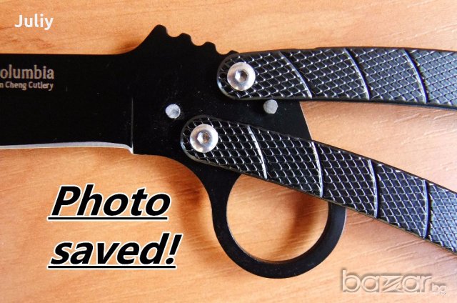 Сгъваем нож Columbia /пеперуда/, снимка 11 - Ножове - 19416953