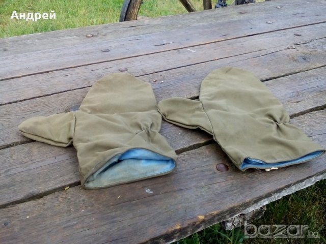 Брезентови ръкавици, снимка 2 - Антикварни и старинни предмети - 18896311