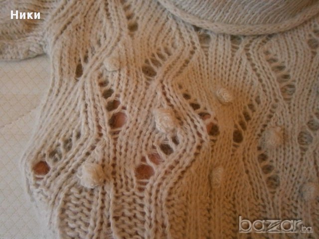 Дамски пуловер / туника с къс ръкав - размер М, снимка 4 - Туники - 13249089