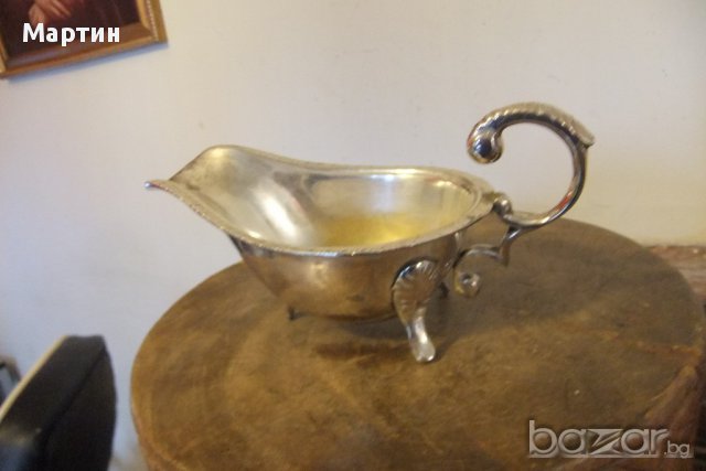 Стар масивен посребрен - Съд !  (01061), снимка 2 - Други стоки за дома - 13403089