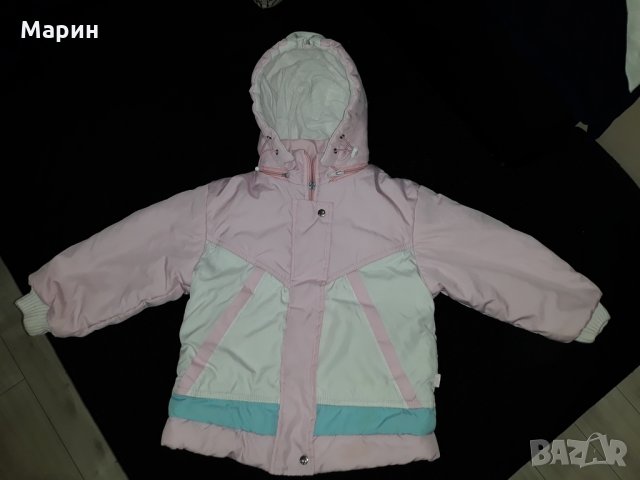 Детско розово яке есенно зимно, снимка 4 - Детски якета и елеци - 23060399