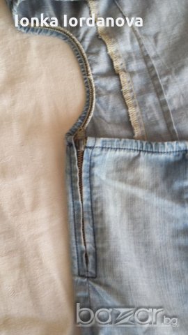 Дънкова лятна рокля, размер М, снимка 6 - Рокли - 18650775