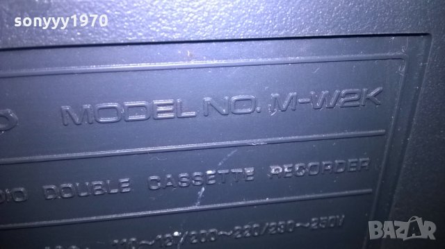 sanyo m-w2k-made in japan-внос швеицария, снимка 15 - Радиокасетофони, транзистори - 25111310