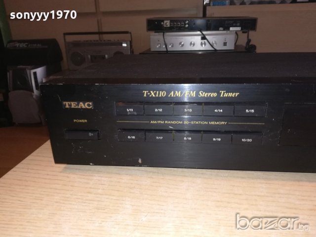 teac t-x110 tuner-внос англия, снимка 13 - Ресийвъри, усилватели, смесителни пултове - 20763943