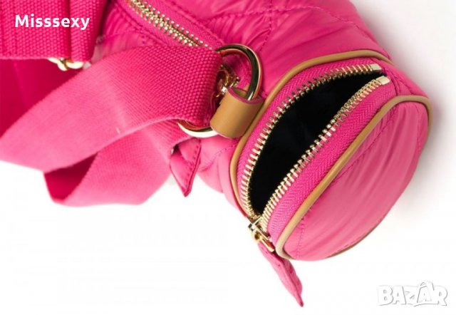 ПРОМО 🍊 JUICY COUTURE 🍊 Бонбонено розова чанта 13x26x13 см HOLLYWOOD HIDEAWAY нова с етикети, снимка 7 - Чанти - 21859767