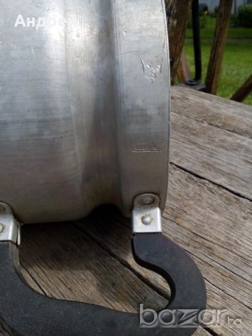 Старо алуминиево канче,кана, снимка 4 - Антикварни и старинни предмети - 18965419