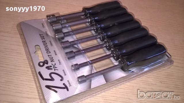 7pc nut for driver set 5-12mm-комплект за гаики-внос щвеицария, снимка 9 - Аксесоари и консумативи - 14915648