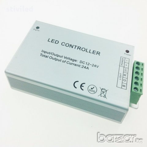 LED RGB дистанционно управление контролер DC 12V-24V ново , снимка 4 - Лед осветление - 17245902