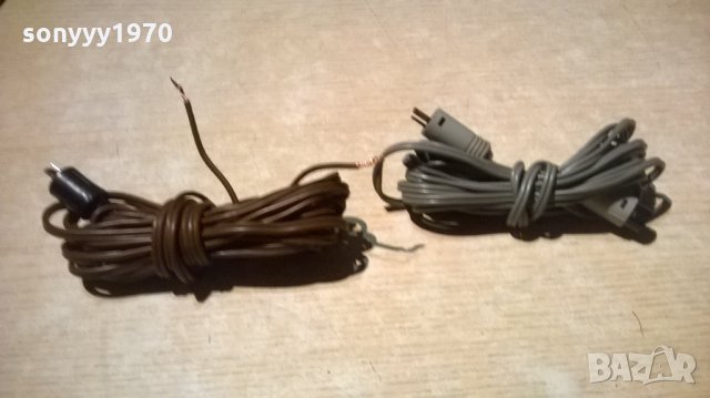 *2бр аудио кабели за тонколони-сив-3м и кафяв-3.5м, снимка 3 - Други - 23326415
