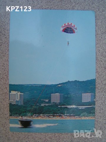 3 брояПощенски картички от КК Златни пясъци, снимка 4 - Колекции - 23383622