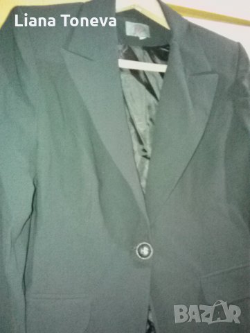 черен копринен костюм"Бордо", снимка 2 - Костюми - 25285665