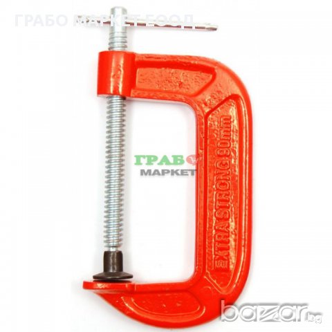 Г-образна дърводелска стяга, снимка 1