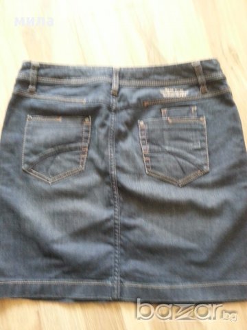 Дънкова пола , снимка 4 - Поли - 17846892