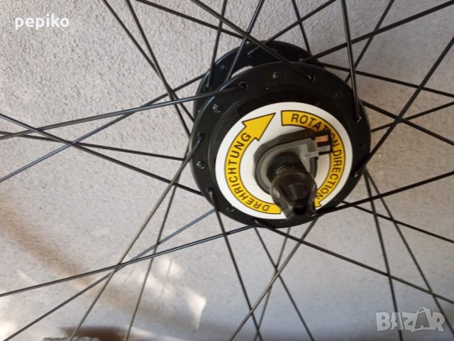 Продавам колела внос от Германия  алуминиева предна капла с динамо главина SHIMANO NEXUS INTER 28 цо, снимка 3 - Части за велосипеди - 25963937