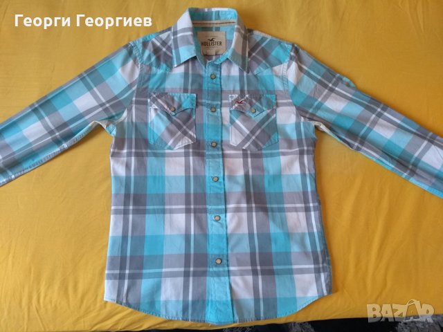 Мъжка риза Holister/Холистър,100% оригинал, снимка 2 - Ризи - 24481360