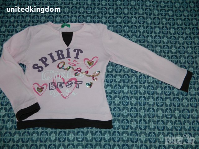 Чисто нова блузка с дълъг ръкав - 100 % памук