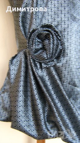 Стилна блуза, сатен, снимка 5 - Ризи - 22362144