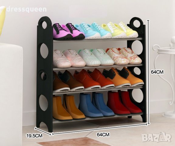 1495 Сглобяема етажерка за обувки за до 30 чифта обувки, снимка 5 - Други стоки за дома - 24825873