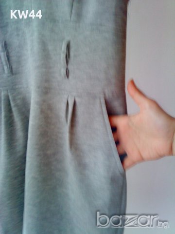 Сива рокля, снимка 4 - Рокли - 18742097