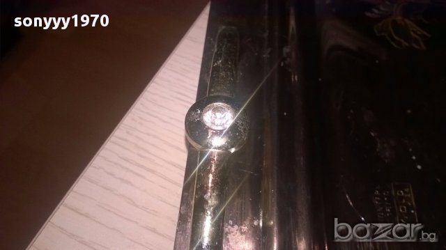 Rostfrei 18/10 gold 24k-поднос 46/30см-позлата+камъни-внос швеицария, снимка 9 - Антикварни и старинни предмети - 15481066